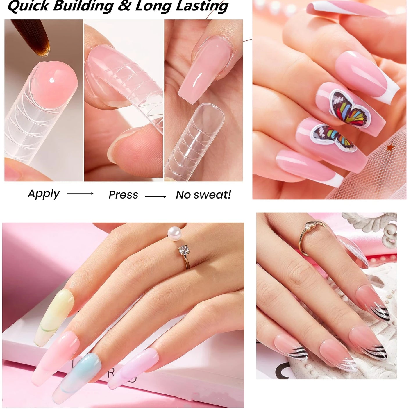 Cool Poly Nail Extensions