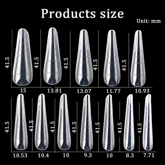 Poly Gel Extension Nail Molds